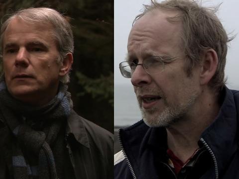 Sveinn Yngvi Egilsson og Ástráður Eysteinsson. Samsett mynd